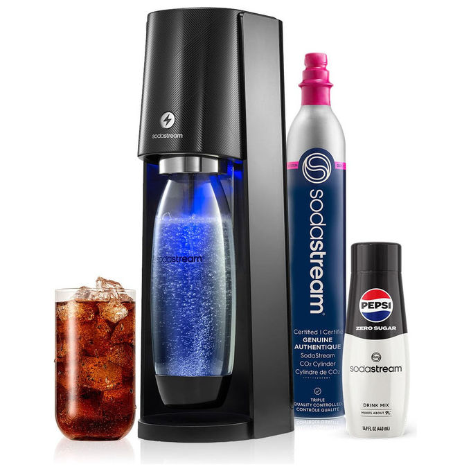 Sodastream Terra Black Starter Kit con Pepsi Regular
