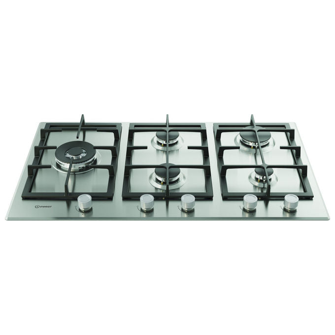 Indesit IN 9522 IX Piano Cottura a Gas 90cm 5 Fuochi Inox