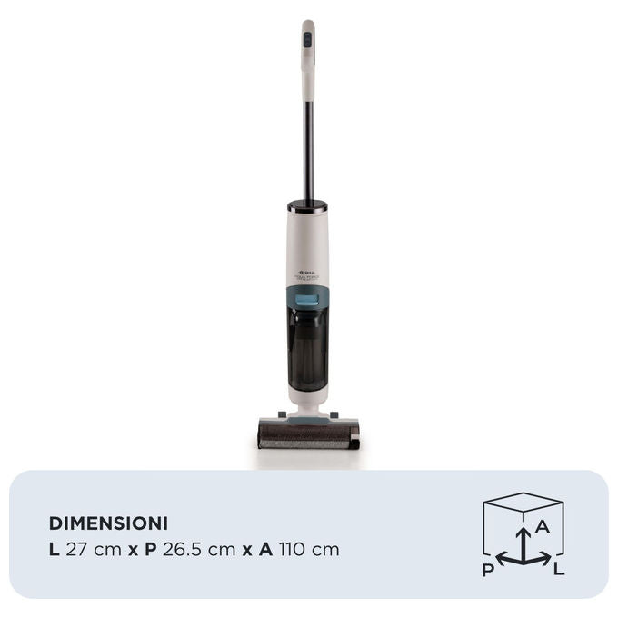 Ariete Aqua Force 2483, Aspirapolvere Lavapavimenti Senza Fili