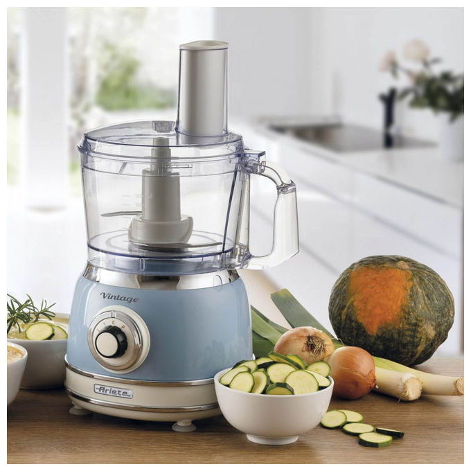 Ariete Vintage 1781 Robot da Cucina 1000W 2.1L Celeste