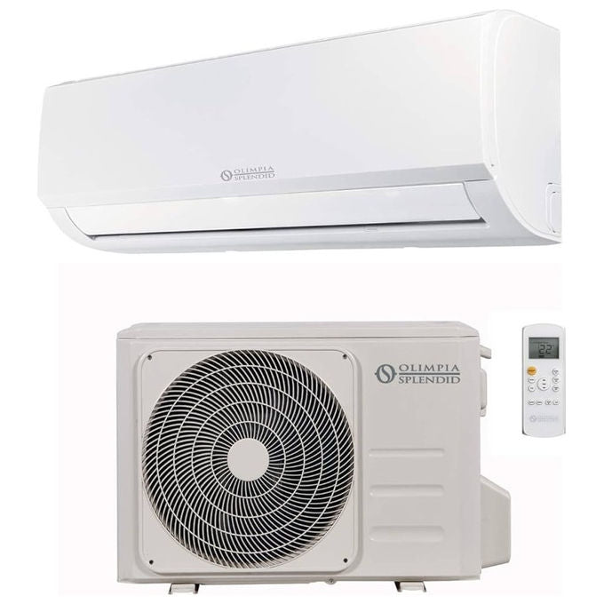 Olimpia Splendid Aryal S1 KIT_ E Inverter SEAPH24EI Climatizzatore Mono Split 24000 BTU Classe A++-A+ Wifi Bianco