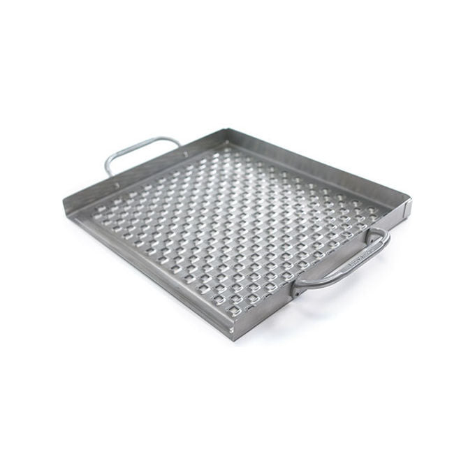 Broil King 69712 Piastra per Griglia in Acciaio Inox 39.7x33 cm