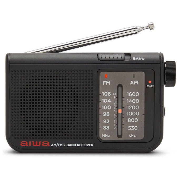 Aiwa Radio Personale Analogica AM-FM Nera RS-55BK