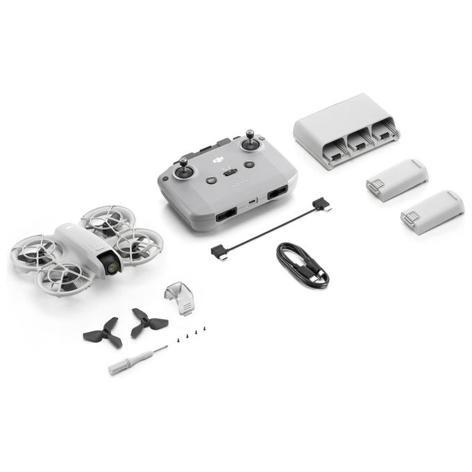 DJI Neo Fly More Combo Quadrirotore 12 MP Nero e Bianco