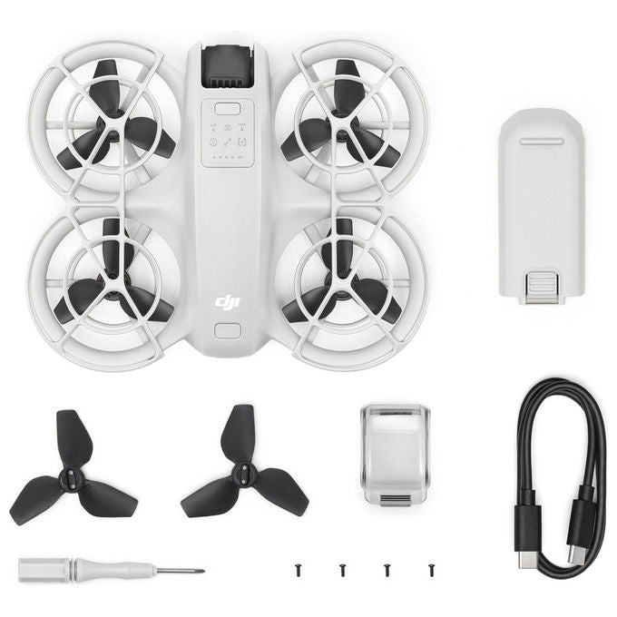 DJI Neo Drone Quadricottero 4K con Fotocamera 12MP Bianco e Nero