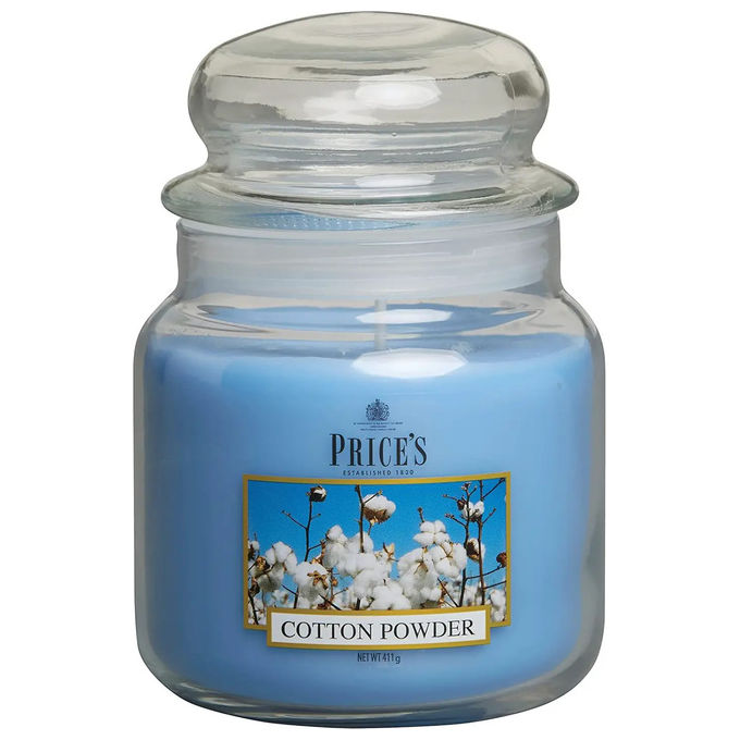 Price's Candles Giara Media Cotton Powder