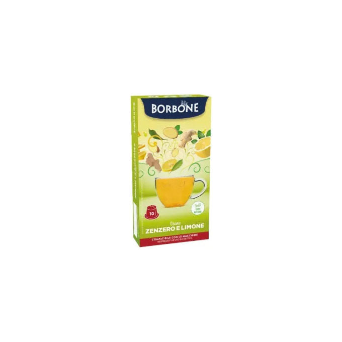 Caffe' Borbone Tisana Zenzero e Limone Capsule Compatibili Nespresso