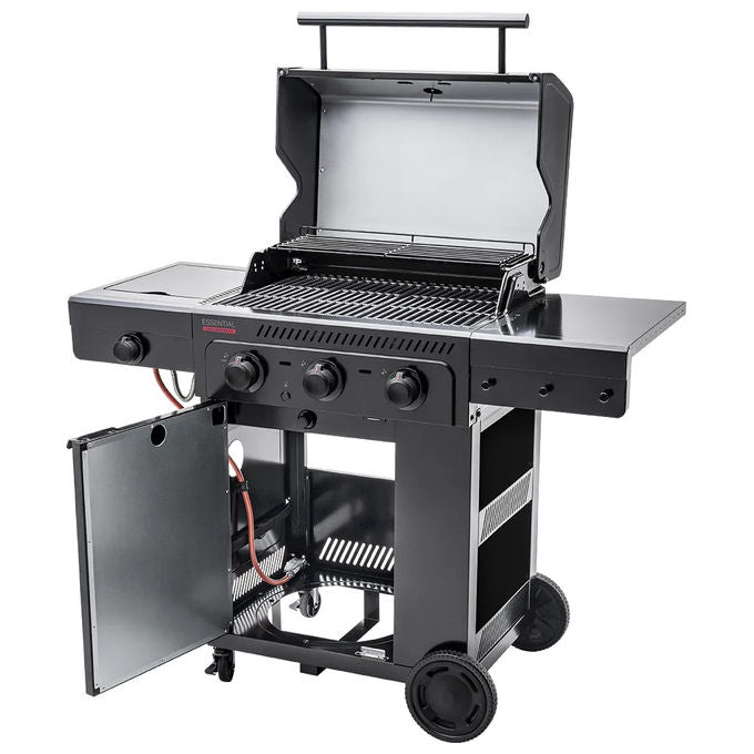 Char-Broil Essential 3G Barbecue a Gas con 3 Bruciatori e Fornello Laterale