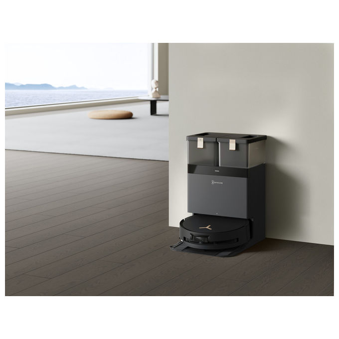 Ecovacs Robot Aspirapolvere Lavapavimenti Deebot X8 Pro Omni Nero Con Sacchetto per la Polvere
