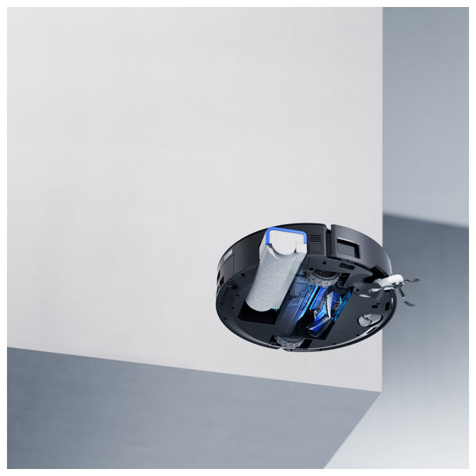 Ecovacs Robot Aspirapolvere Lavapavimenti Deebot X8 Pro Omni Nero Con Sacchetto per la Polvere