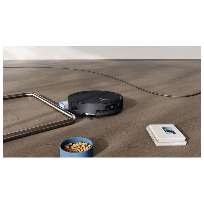 Ecovacs Robot Aspirapolvere Lavapavimenti Deebot X8 Pro Omni Nero Con Sacchetto per la Polvere