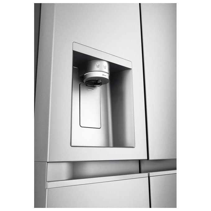 LG GSLE91MBAB Frigorifero Side by Side 179 cm Classe B 623 L Acciaio Inox Strutturato e Anti-impronta colore Grigio