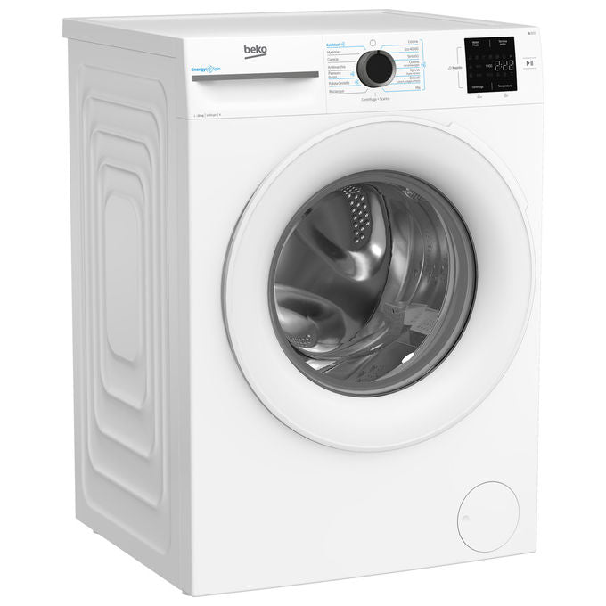 Beko BMW10147EW NX Lavatrice Frontale 10 Kg 1400 rpm Classe A Motore Inverter Vapore (85x60x58 cm) colore Bianco