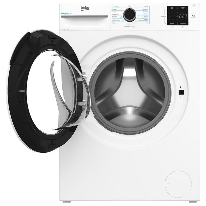 Beko BMW10147EW NX Lavatrice Frontale 10 Kg 1400 rpm Classe A Motore Inverter Vapore (85x60x58 cm) colore Bianco