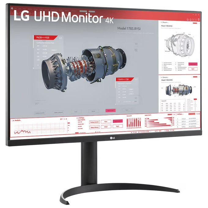 LG 32BR55UK-B Monitor Desktop 32 Pollici