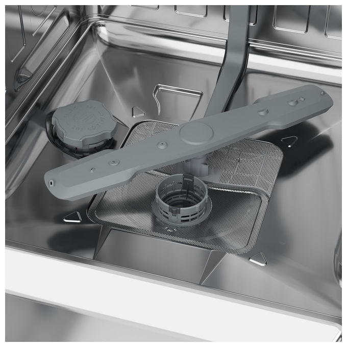 Beko BDSN15422X Lavastoviglie da Incasso Scomparsa Parziale 14 coperti Classe D 5 Programmi 48 dB SelfDry (82x60x57 cm) colore Inox Anti-Impronta