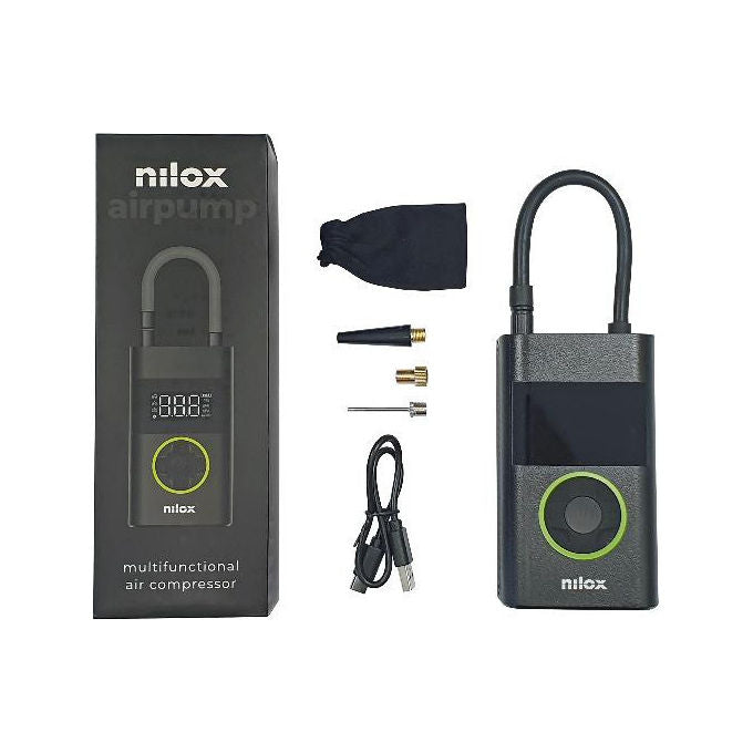 Nilox NXAIRPUMP Pompa Aria Elettrica 10 Bar