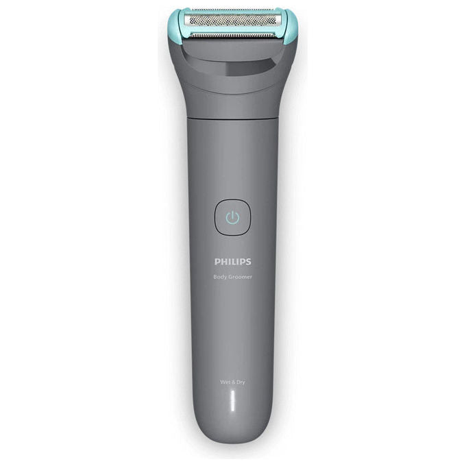 [ComeNuovo] Philips BG3485-15 Serie 3000 Rasoio elettrico corpo Wet Dry sistema tripla protezione autonomia 80 min colore Grigio