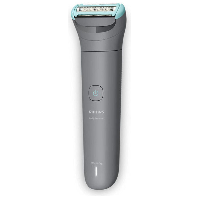[ComeNuovo] Philips BG3485-15 Serie 3000 Rasoio elettrico corpo Wet Dry sistema tripla protezione autonomia 80 min colore Grigio