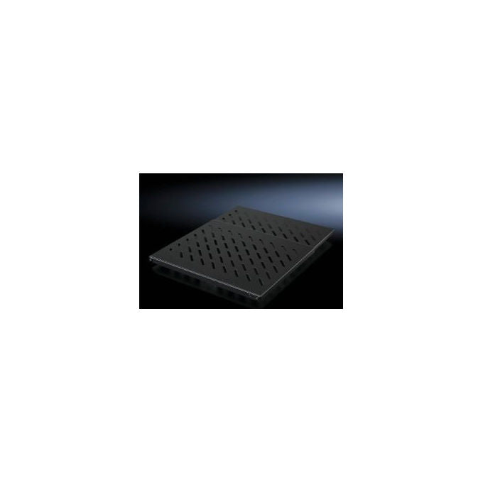 Rittal DK 5501.655 Mensola per Scaffale in Acciaio Nero 0.5U
