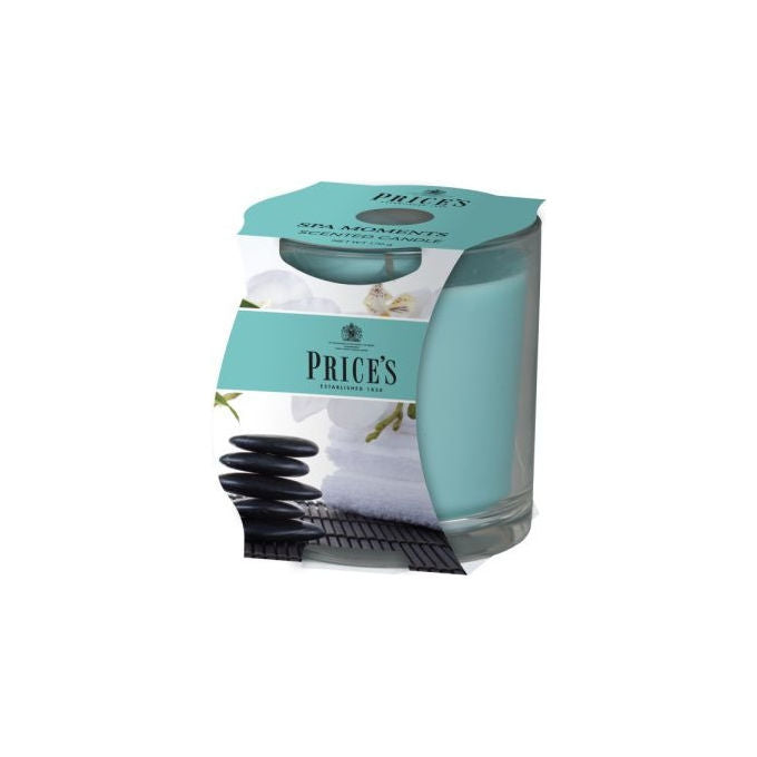 Price's Candles Candela Profumata Spa Moments in Vasetto