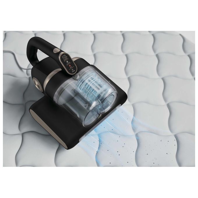Hoover HMC520UV Aspirapolvere Senza Filo Battimaterasso Nero Metallico
