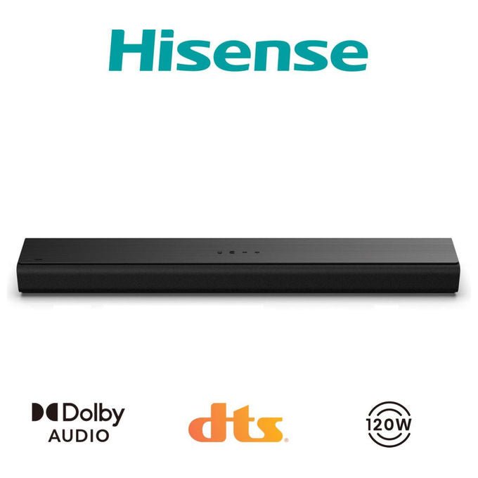 Hisense Soundbar HS1000 2.0 Canali 120 W Dolby Audio Nero