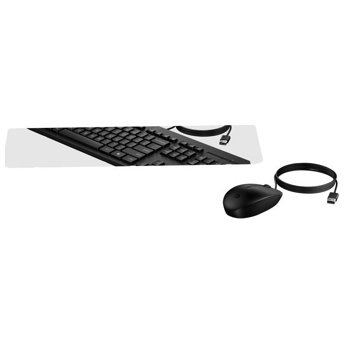 Hp Kit Mouse e Tastiera 225 Wired Usb Layout Italiano Nero