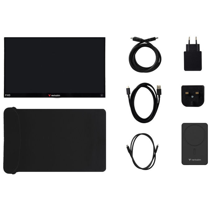 Verbatim Monitor Portatile Nero 14'' LED Full HD