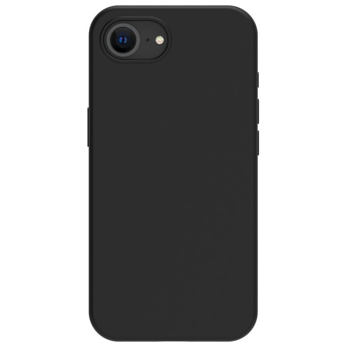 Dbramante1928 Custodia iPhone 16e 155 cm in Silicone Riciclato Nero Notte