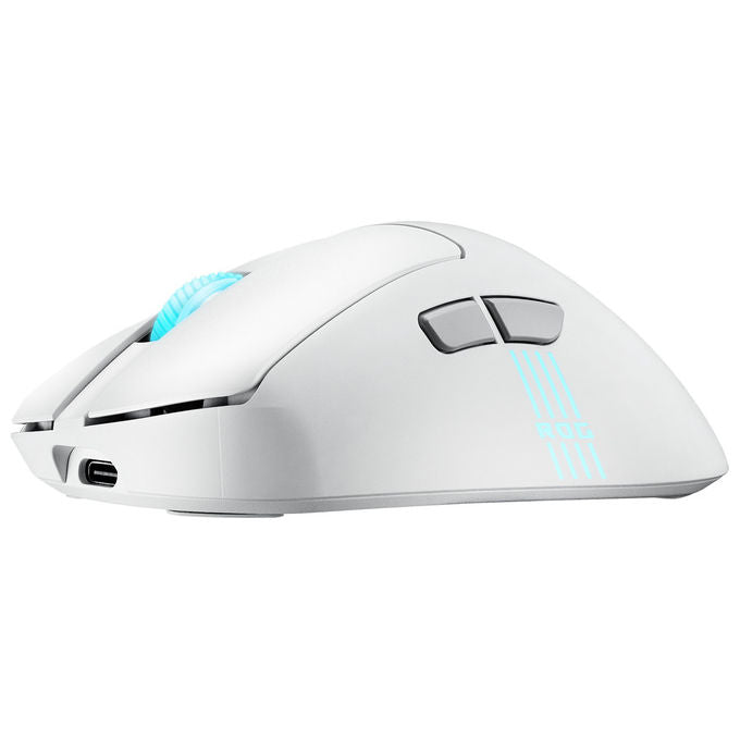 ASUS Rog Keris II Origin Wht Mouse Gaming Ottico 42000 DPI Wireless Bianco
