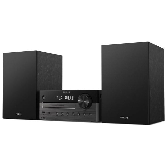 Philips Microsistema Audio 80W DAB+-FM CD USB Bluetooth Nero-Grigio scuro