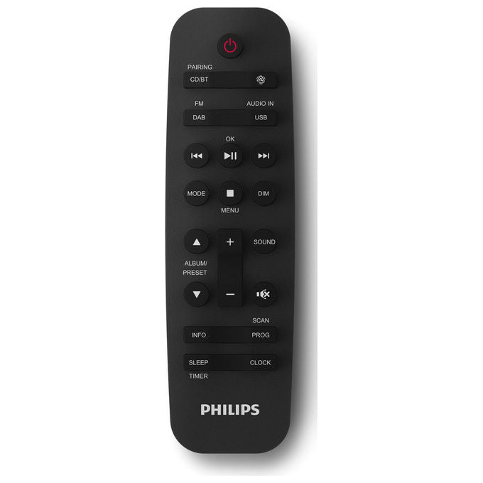 Philips Microsistema Audio 80W DAB+-FM CD USB Bluetooth Nero-Grigio scuro