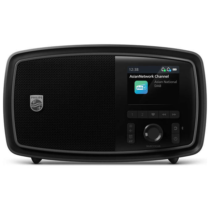 Philips Radio Portatile Analogica e Digitale TAV2000DB DAB+ FM Bluetooth Nero