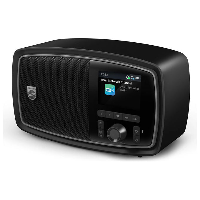 Philips Radio Portatile Analogica e Digitale TAV2000DB DAB+ FM Bluetooth Nero