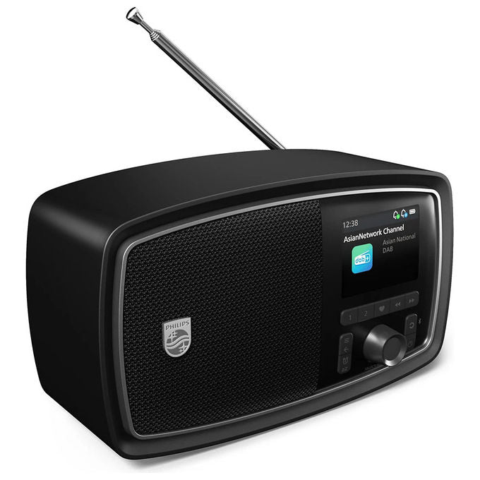 Philips Radio Portatile Analogica e Digitale TAV2000DB DAB+ FM Bluetooth Nero