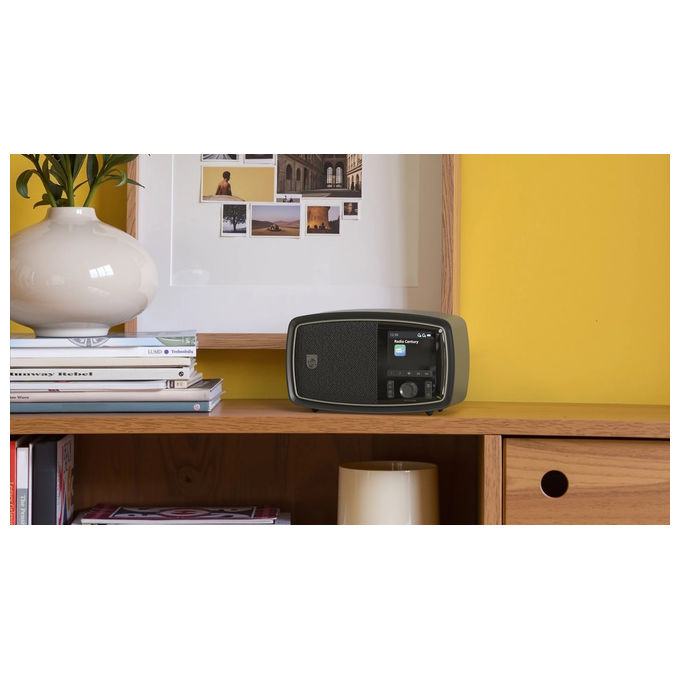 Philips Radio Portatile Analogica e Digitale TAV2000DB DAB+ FM Bluetooth Nero