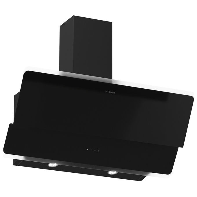Silverline Cappa Aspirante a Parete 90 cm Nero 648 m³-h 3490 Oslo