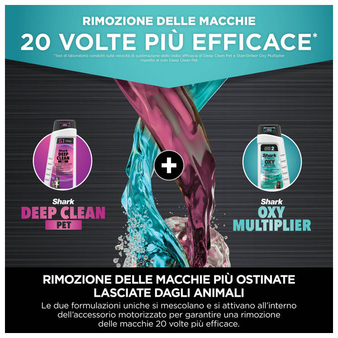 Shark StainStriker HairPro Pet Smacchiatore Portatile per Macchie e Peli Animali