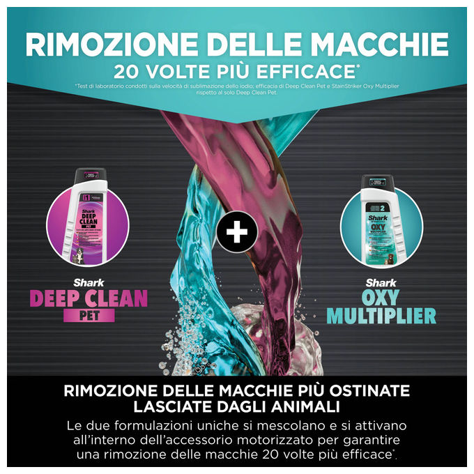 Shark StainStriker HairPro Pet Smacchiatore Portatile per Macchie e Peli Animali