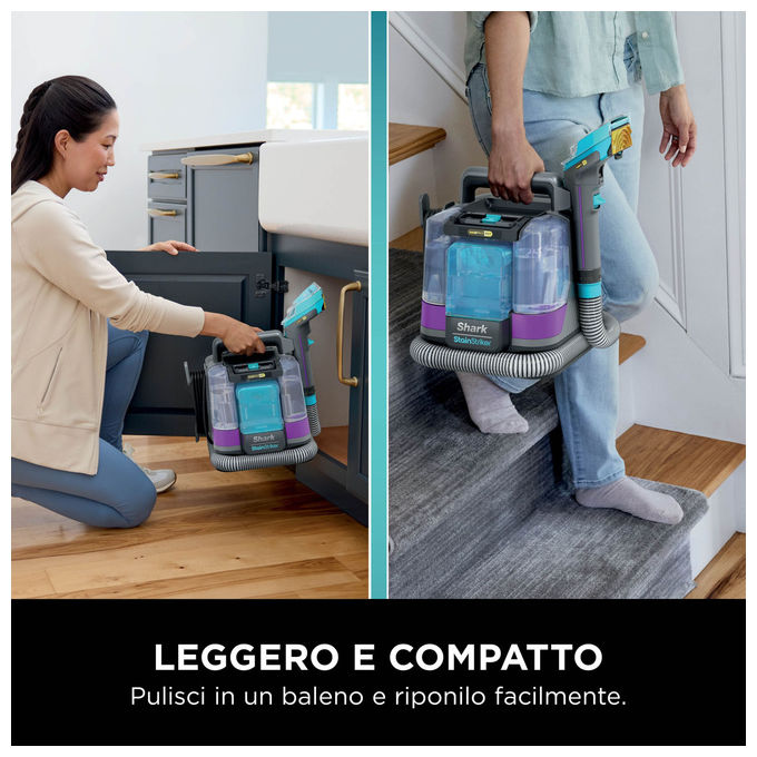 Shark StainStriker HairPro Pet Smacchiatore Portatile per Macchie e Peli Animali