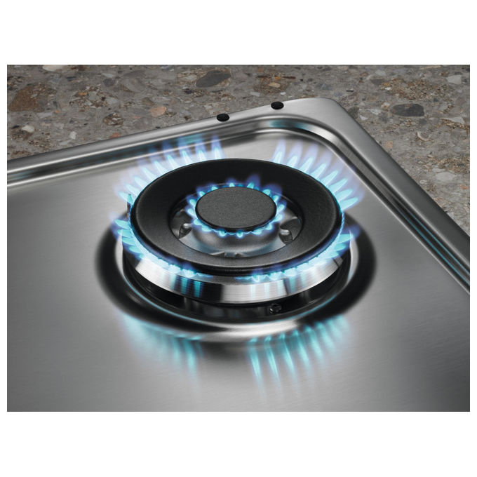 Electrolux, Piano Cottura a Gas, Slim Line, 90cm, Acciaio Inox, 5 Bruciatori