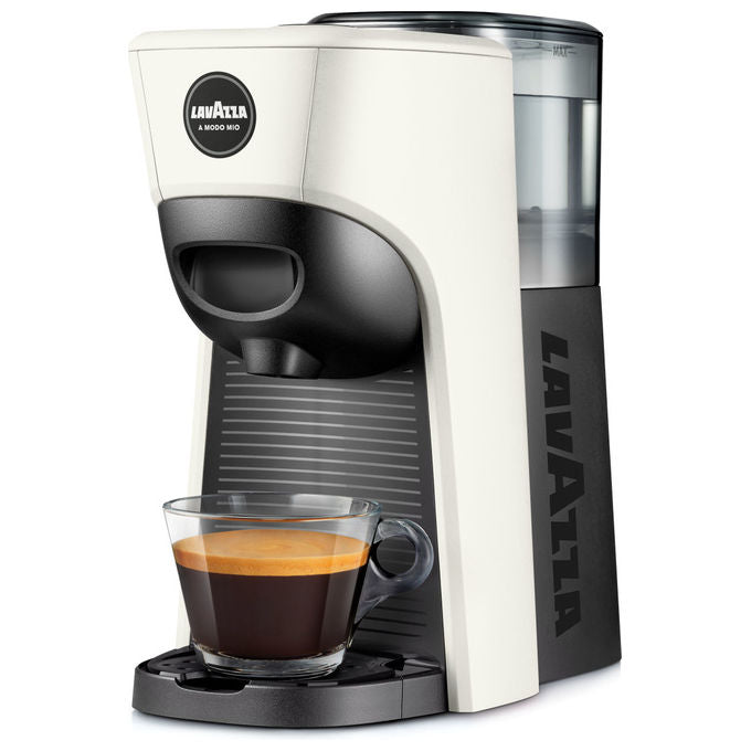 Lavazza Tiny Eco, Macchina per Caffe' a Capsule, Automatica-Manuale, Nero e Bianco
