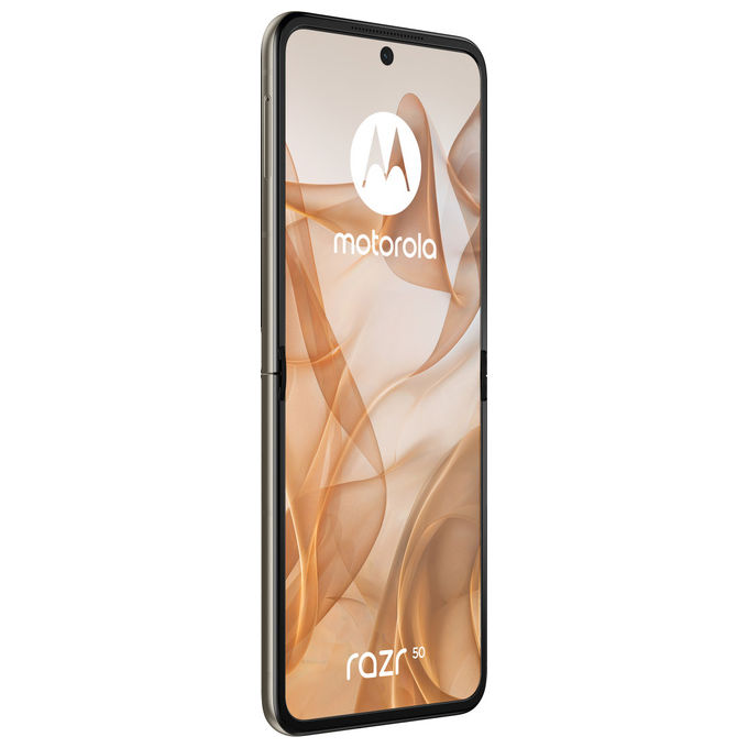 Motorola, Razr 50, Smartphone Pieghevole, 256 GB, 8 GB RAM, 6.9'', Doppia SIM, 5G, Sabbia