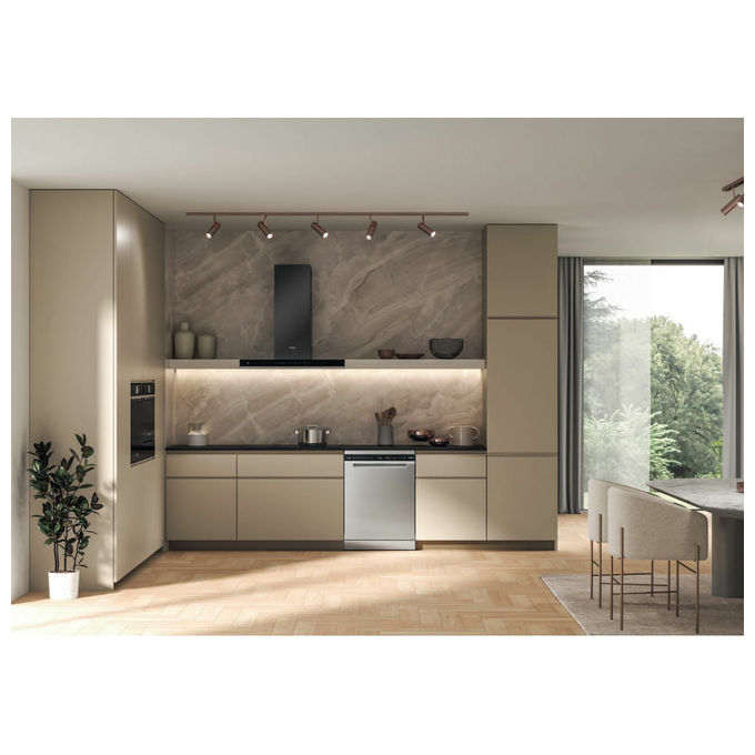 Whirlpool W7F HS51 X MaxiSpace Lavastoviglie Libera Installazione 15 coperti Classe B 41 dB Aquastop (85x60x59 cm) colore Inox