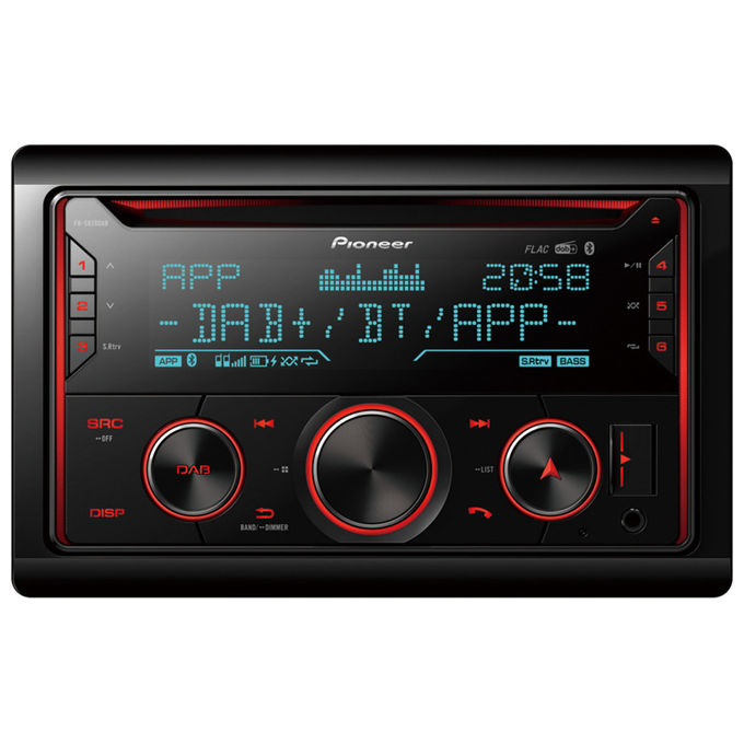 [ComeNuovo] Pioneer FH-S820DAB Autoradio 2 DIN DAB+ Bluetooth 200 W USB Spotify Pioneer Smart Sync colore Nero