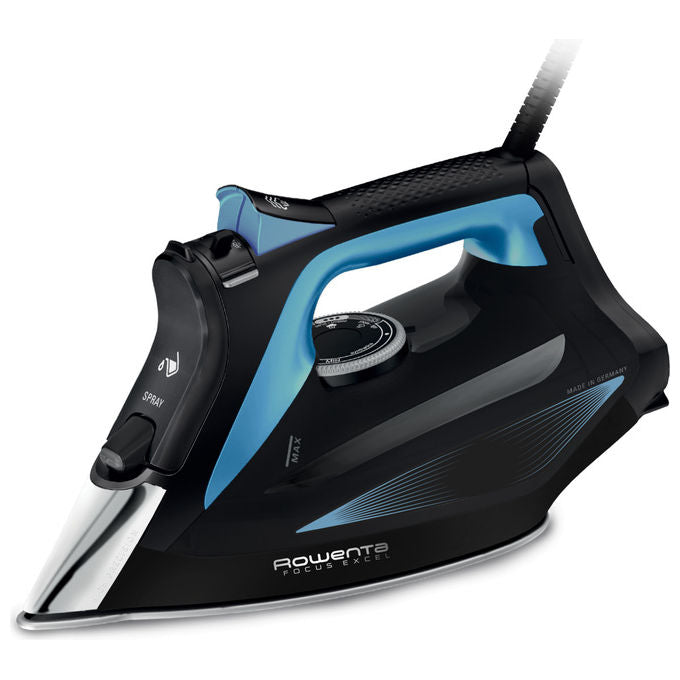 Rowenta DW5310, Ferro da Stiro a Vapore, 2700 W, Piastra Microsteam 400 HD Laser, Nero e Blu