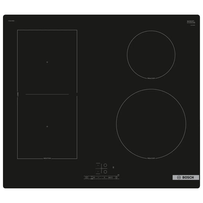 Bosch, Piano Cottura a Induzione Serie 4 PVS61RBB5E, 60cm, Nero