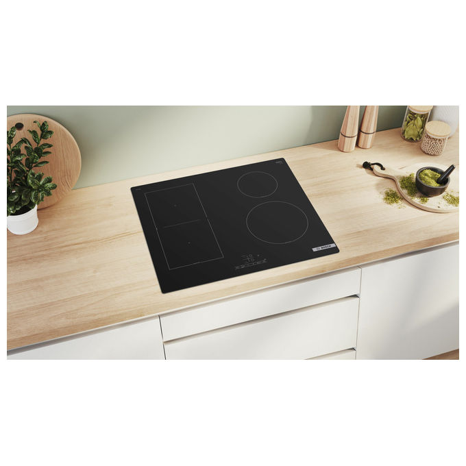 Bosch, Piano Cottura a Induzione Serie 4 PVS61RBB5E, 60cm, Nero
