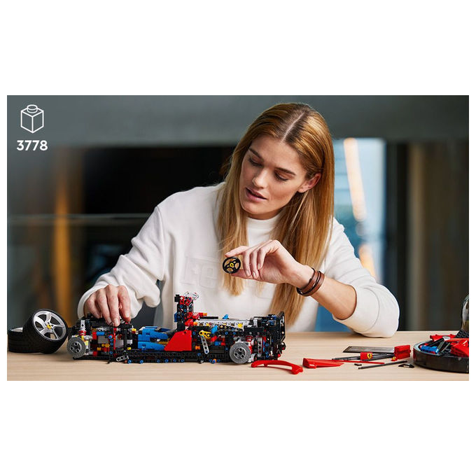 LEGO, Ferrari Daytona SP3 Technic, Set di Costruzione, 3778 Pezzi
